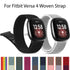 Replacvement Sports Nylon Loop For Fitbit Versa 4 Woven Watch Band Strap