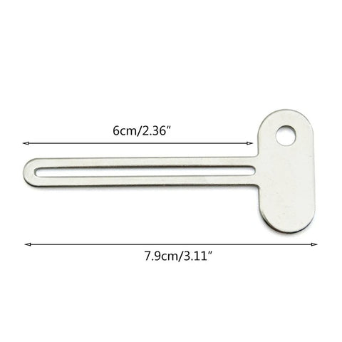 6X Metal Tube Toothpaste Squeezer Keys Metal Roller Hair Dye Dispenser Home Tool