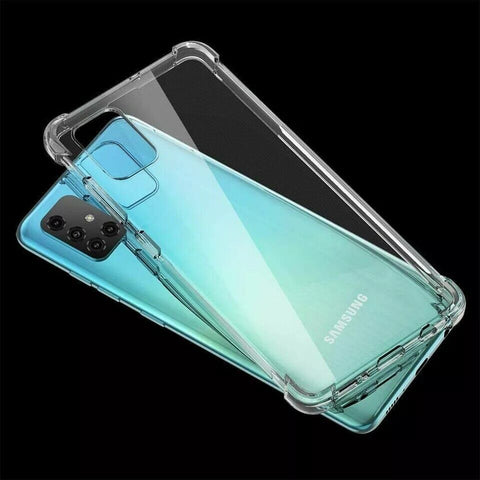 For Samsung Galaxy A71 2019 Clear Case ShockProof Thick TPU Slim Silicone Cover