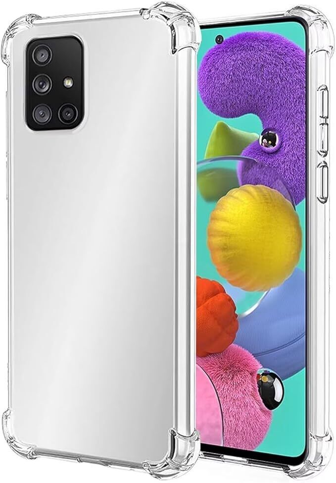 For Samsung Galaxy A51 5G Clear Case ShockProof Thick TPU Silicone Cover
