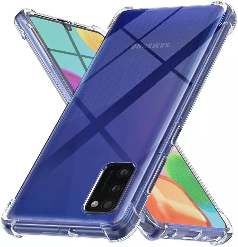 Clear Case For Samsung Galaxy A41 2020 ShockProof Thick TPU Silicone Cover