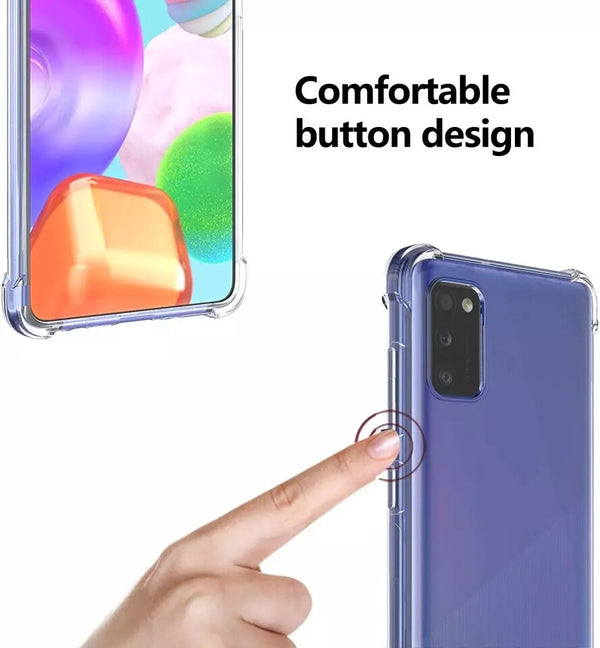 Clear Case For Samsung Galaxy A41 2020 ShockProof Thick TPU Silicone Cover