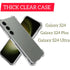 Clear Case For Galaxy S24 Ultra Plus Shockproof  Bumper Thick TPU Silicone Cover