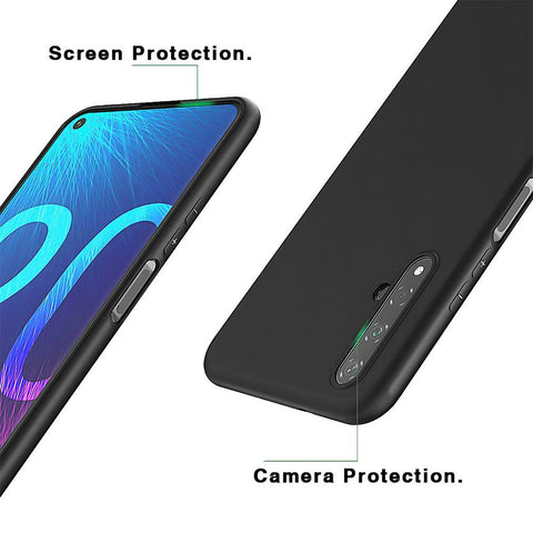 Case For Huawei Nova 5T Matte Shockproof Silicone Ultra Slim Liquid Gel Cover