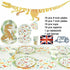 Happy Birthday Party Dinosaurs Theme Supplies Tableware Decor 16 Guest Set