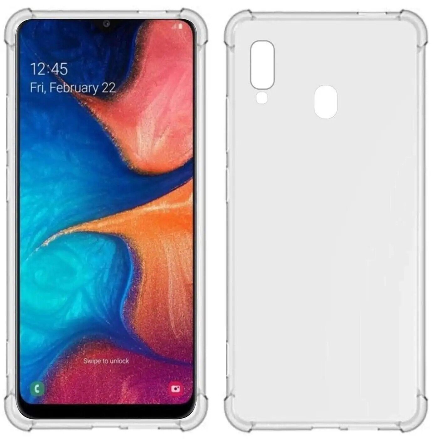 Case For Samsung Galaxy A20e 2019 Clear ShockProof Thick TPU Silicone Slim Cover