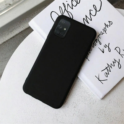 Case For Samsung Galaxy A51 4G 2019 Shockproof Matte TPU Soft Silicon Cover-uk