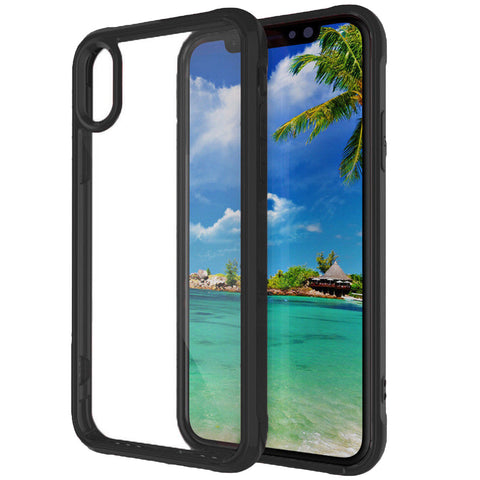 Case For Apple iPhone XS Shockproof Bumper Case Armor PC TPU Clear Thin Cover UK