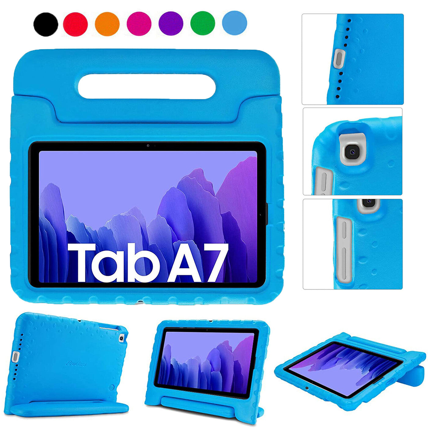 For Galaxy Tab A7 10.4" 2020 T500 T505 Case EVA Foam Kids Shockproof Stand Cover