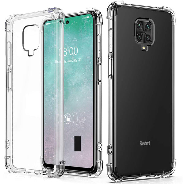 For Xiaomi Redmi Note 9 / 9 Pro Case Transparent TPU Gel Clear Back Thick Cover