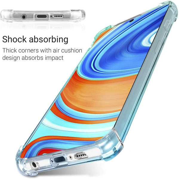 For Xiaomi Redmi Note 9 / 9 Pro Case Transparent TPU Gel Clear Back Thick Cover