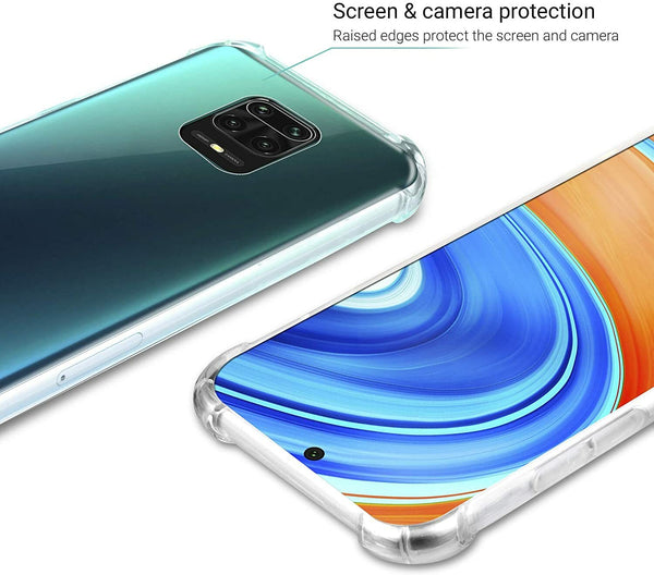 For Xiaomi Redmi Note 9 / 9 Pro Case Transparent TPU Gel Clear Back Thick Cover