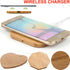 Fast Wireless Charger Wood Charging Pad For Samsung Galaxy S24 Plus Ultra