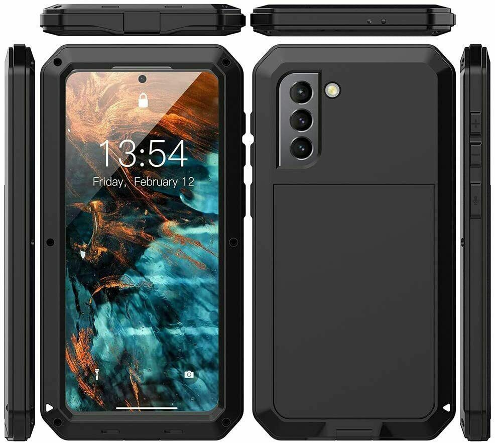 Aluminum Gorilla Metal Case For Galaxy S21 S22+S23 Ultra Shockproof Hybrid Cover