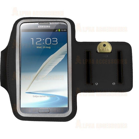 For Galaxy Note i9220 N7000 Sport Armband Case Jogging Running Gym Pouch Cover