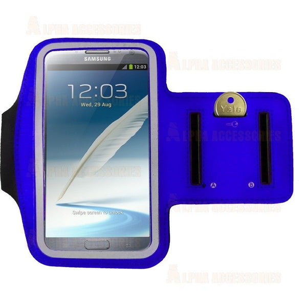 For Galaxy Note i9220 N7000 Sport Armband Case Jogging Running Gym Pouch Cover