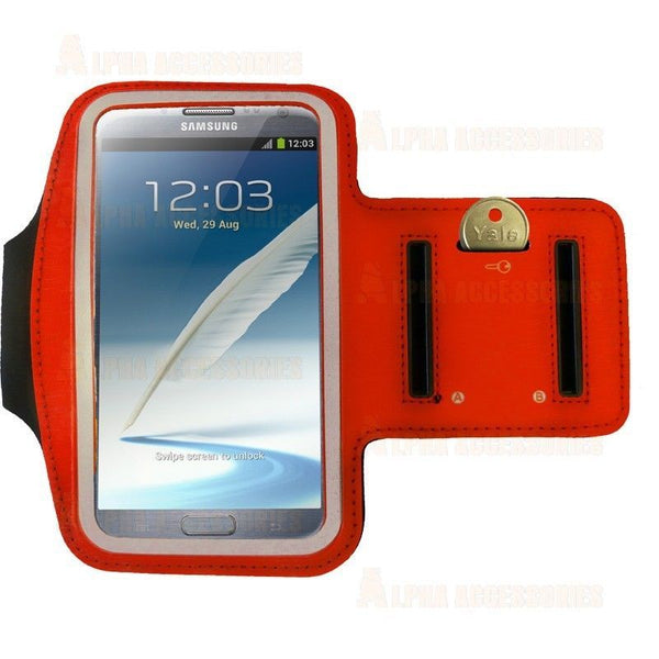 For Galaxy Note i9220 N7000 Sport Armband Case Jogging Running Gym Pouch Cover