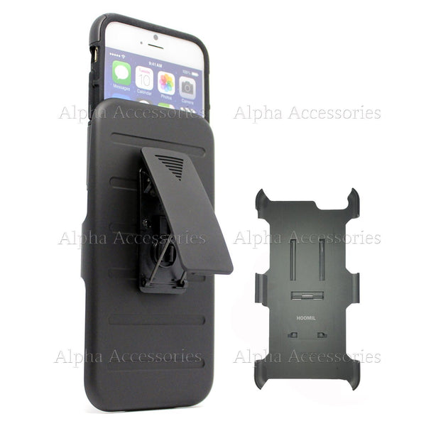 Shock Proof Defender Rugged Heavy Duty Armor Tough Hard Case Cover Wth Belt Clip