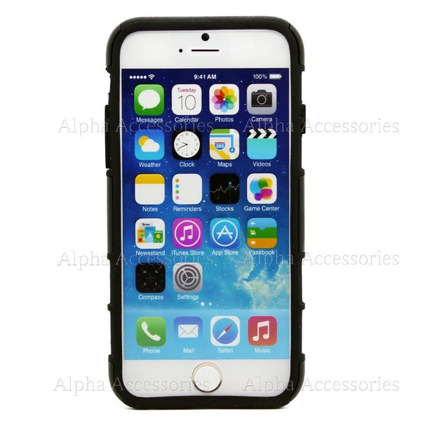 Shock Proof Defender Rugged Heavy Duty Armor Tough Hard Case Cover Wth Belt Clip