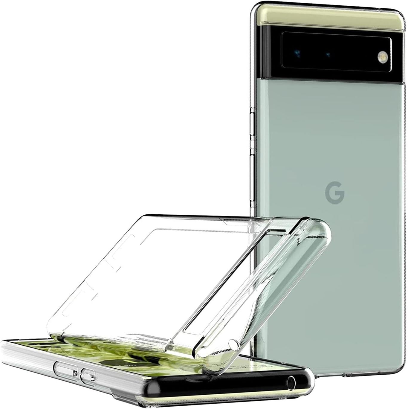 Case For Google Pixel 6 6A 6 Pro Transparent TPU Soft Clear Silicone Slim Cover