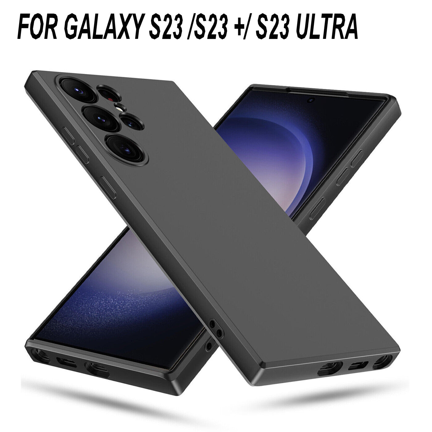 Ultra Thin Silicone Matte TPU Case For Galaxy S23 S23+ Ultra Shockproof Cover UK