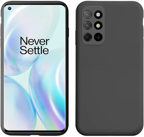 Ultra Thin Soft Liquid Silicone Mate TPU Case For One Plus 8T Shockproof Back Cover