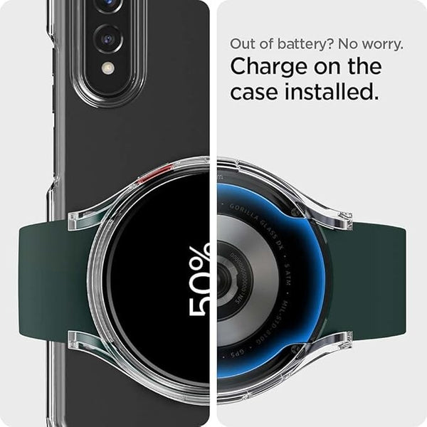Clear Case For Samsung Galaxy Watch FE 40mm TPU Silicone Screen Protector Cover
