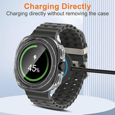 Clear Protective Case For Galaxy Watch Ultra 47mm Soft TPU Silicone Skin Cover