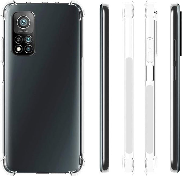 For Xiaomi Mi 10T 5G Case Transparent TPU Gel Clear Shockproof Back Skin Cover