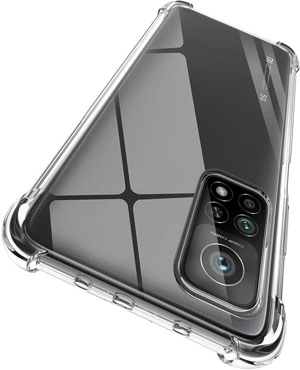 For Xiaomi Mi 10T 5G Case Transparent TPU Gel Clear Shockproof Back Skin Cover