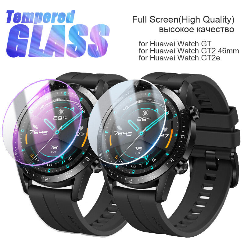 2X Gorilla Glass Screen Protector For Huawei Watch GT, GT2, GT2 E GT2 Pro Cover