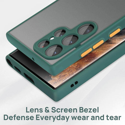 Shockproof Case For Galaxy S23 Plus Genuine Armor Anti-Knock Silicone Cover