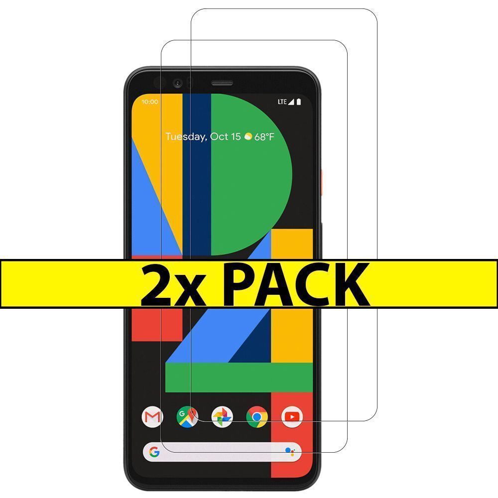 2X Premium Tempered Glass For Google Pixel 4 4A Screen Protector