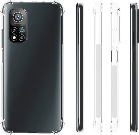 For Xiaomi Mi 10T Pro 5G Case Thick Bumper Clear Shockproof Silicon Back Cover