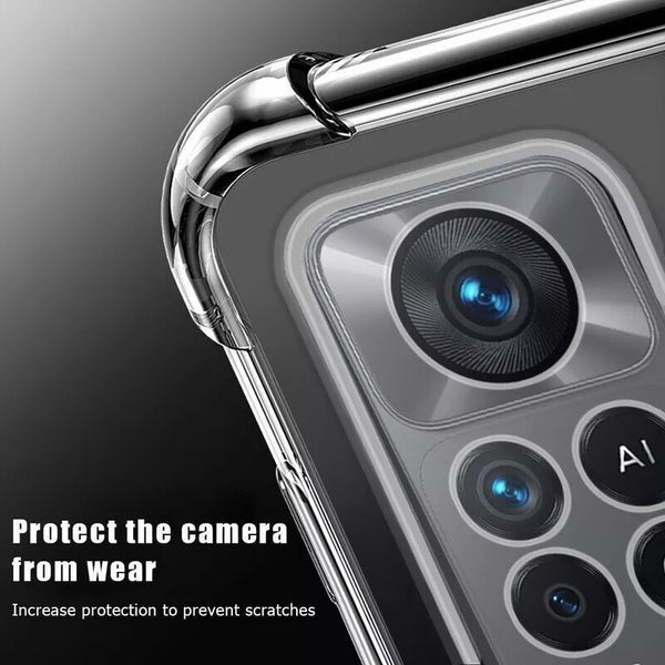 For Xiaomi Mi 10T Pro 5G Case Thick Bumper Clear Shockproof Silicon Back Cover