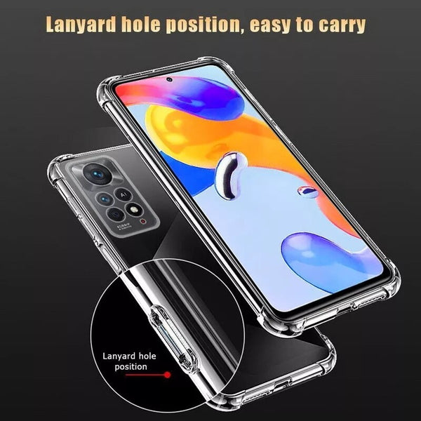 For Xiaomi Mi 10T Pro 5G Case Thick Bumper Clear Shockproof Silicon Back Cover
