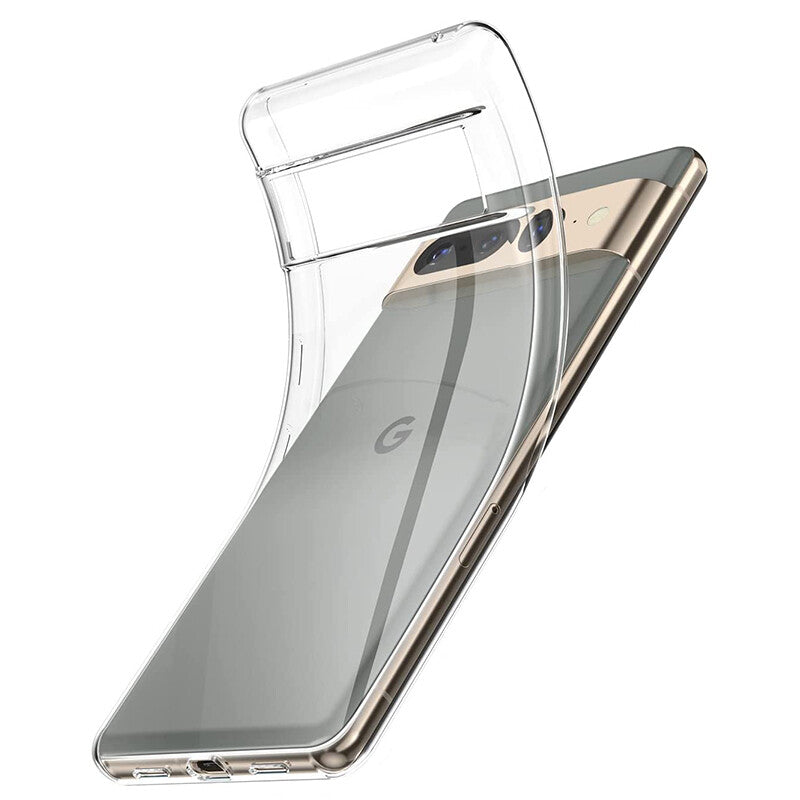 Clear Case For Google Pixel 7 Pro Transparent TPU Soft Silicone Slim Cover- UK