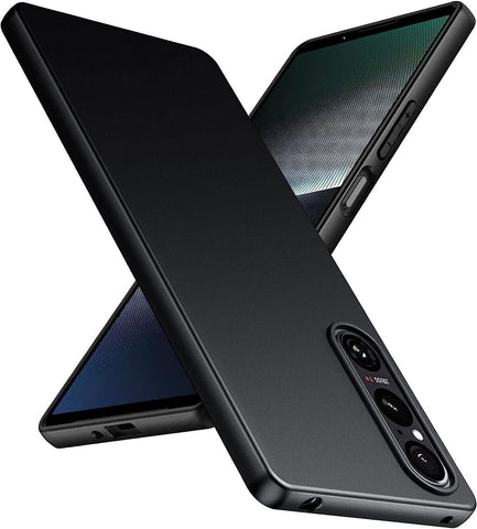 Case For Sony Xperia 1 III IV V Thin Matte TPU Silicone Shockproof Black Cover