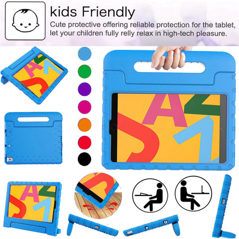 For iPad Air 3rd Gen 2019 10.5 Handle Case EVA Foam Kids Shockproof Stand Cover