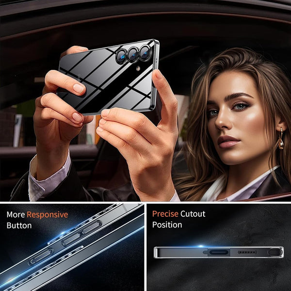 Clear Thin Case For Galaxy S25 Plus Ultra Shockproof Soft TPU Silicone Cover