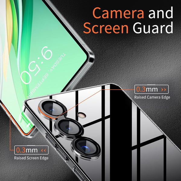 Clear Thin Case For Galaxy S25 Plus Ultra Shockproof Soft TPU Silicone Cover