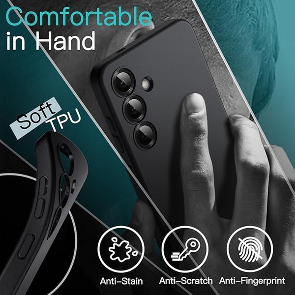 Slim Fit Case For Galaxy S25 Plus Ultra Soft TPU Thin Protective Matte Cover