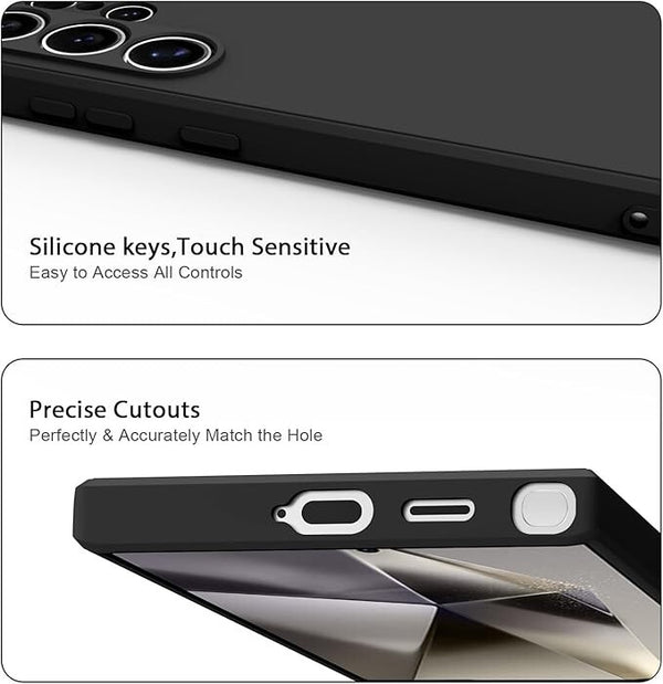 Slim Fit Case For Galaxy S25 Plus Ultra Soft TPU Thin Protective Matte Cover