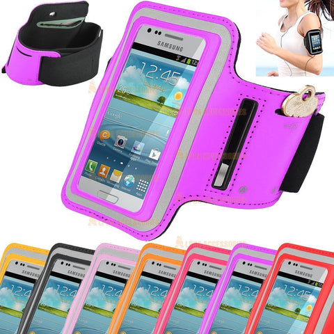 For Galaxy A3 A300 Sports Gym Running Jogging Armband Strap Case Cover Pouch UK