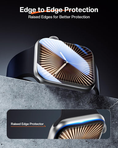 9D Screen Protector For Apple Watch Series 10 42mm / 46mm Tempered Glass