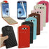 Case For Galaxy S3 SIII i9300 Synthetic Leather Flip Cover Magnetic Closure - UK