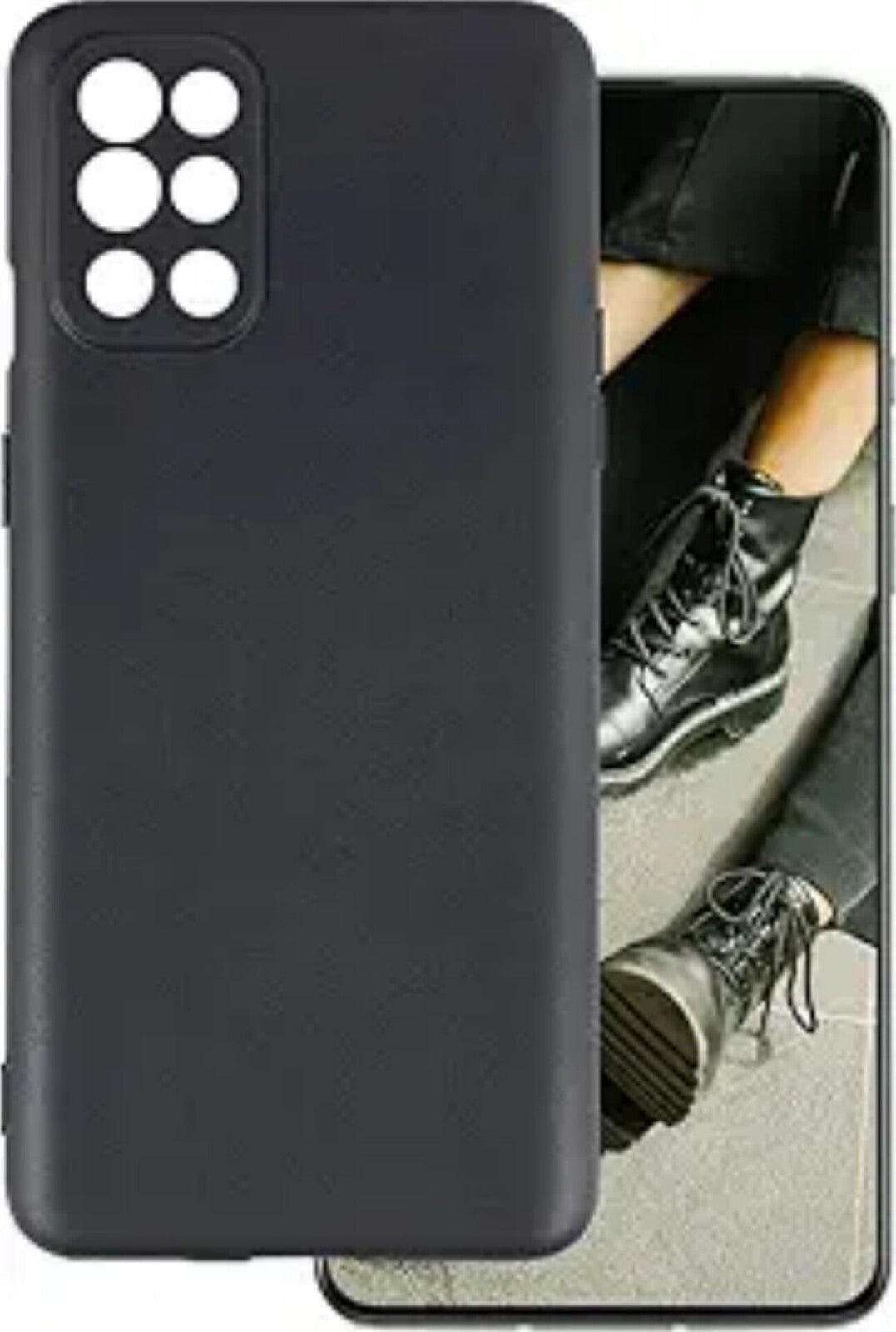 Matte Case For OnePlus 9R Shockproof Soft Ultra Slim Back TPU Black Phone Cover