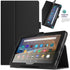 For All-New Kindle Fire 7'' 2022 Case 12th Gen Leather Folio Stand Tablet Cover