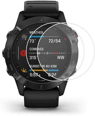 Pack of 2 Tempered Glass Screen Protector For Garmin Fenix 6x Pro Smart Watch Cover  UK