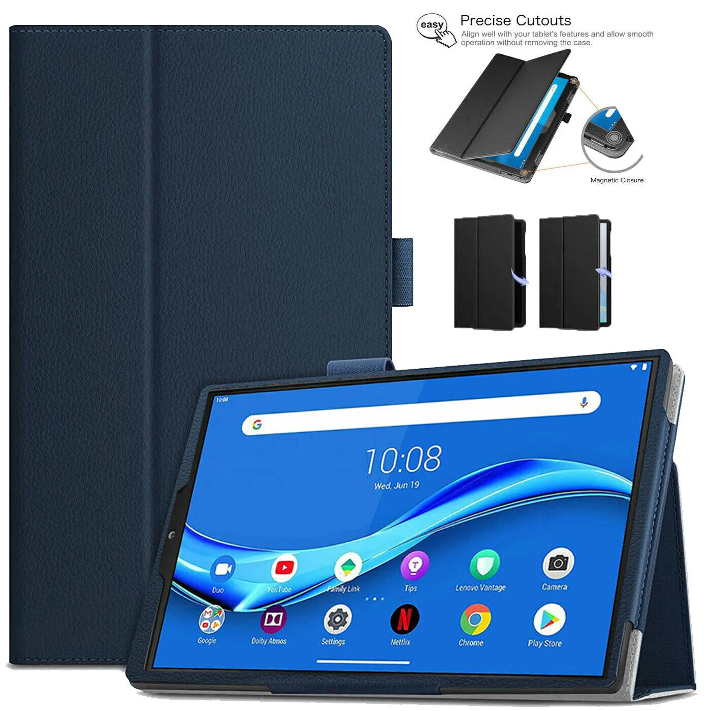 For Honor Tab X8 Pro 11.5'' Folio Case Leather Magnetic Stand Book Smart Cover